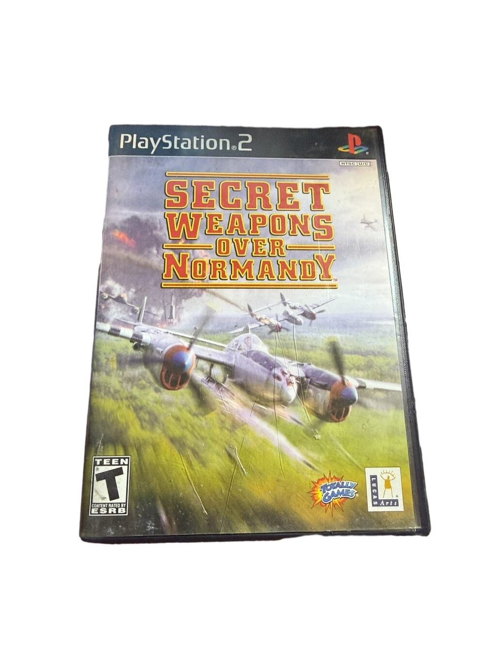 Secret Weapons Over Normandy (Sony PlayStation 2, 2003) CIB PS2